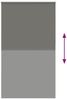 vidaXL Verdunkelungsrollo Grau 130x230cm Stoffbreite 126,6cm Polyester 4011212 Bild 5