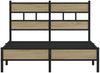 vidaXL Bettgestell ohne Matratze Sonoma-Eiche 120x200 cm Holzwerkstoff 4017252 Bild 4