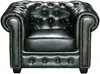 Vente-unique - BRENTON Sessel Leder Grün - B 96 cm x H 73 cm x L 105 cm Bild 4