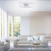 LED Deckenleuchte, stahlfarben, dimmbar, L 75 cm Bild 4