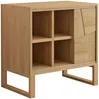 Vente-unique - MATARAM Waschbeckenmöbel Holz, Platte Beige - B 50 cm x H 80 cm x L 80 cm Bild 3