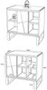 Vente-unique - MATARAM Waschbeckenmöbel Holz, Platte Beige - B 50 cm x H 80 cm x L 80 cm Bild 4