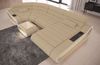 Stoff Wohnlandschaft Concept U Form - Mikrofaserstoff - beige-weiß - Rechts Bild 3
