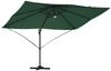 Sonnenschirm, Terrassenschirm Grün 351 x 250 x 253 cm Polyester und Aluminium Bild 5