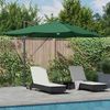 Sonnenschirm, Terrassenschirm Grün 351 x 250 x 253 cm Polyester und Aluminium Bild 2