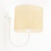 Rattan Wandleuchte Bild 2