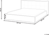 Wasserbett Kunstleinen LESTRE 180 x 200 cm Grün Bild 2