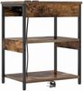 vidaXL Nachttisch Geräucherte Eiche 41 x 31 x 51 cm Holzwerkstoff 859539 Bild 2