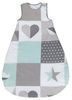 roba Schlafsack 'Happy Patch' mint 90 cm - ganzjahres Babyschlafsack - atmungsaktiv - Baumwolle Bild 4