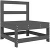 vidaXL 6-tlg. Garten-Lounge-Set Grau Massivholz Kiefer 3186468 Bild 5