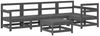 vidaXL 6-tlg. Garten-Lounge-Set Grau Massivholz Kiefer 3186468 Bild 2