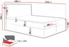Boxspringbett Home, Grau, 160x200 cm Bild 4