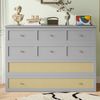Merax Schrankbett 140x200cm mit USB- & Steckdosenanschluss (ohne Matratze, 1-St, mobil & platzsparend) umbaubares Plattformbett Wandklappbett mit Schublade,Regal am Kopfende Bild 2