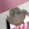 Elstead Lighting Lena Tischleuchte Small 2-Light Pflaume Nickel Stoffschirm lila 61cm Bild 4