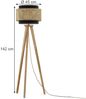 Stehlampe Morten Schwarz 45 x 142 cm Vicco Bild 3