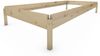 Stapelbett "Horst" 100 x 220 cm 34 cm Zirbe Holzbett Gästebett Massivholzbett Bild 3