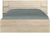 Vente-unique - TENALIA Bett Holz, Platte Beige - B 216,8 cm x H 98,2 cm x L 222,8 cm Bild 5