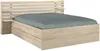 Vente-unique - TENALIA Bett Holz, Platte Beige - B 216,8 cm x H 98,2 cm x L 222,8 cm Bild 3