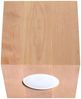 Deckenleuchte, Holz, Würfel-Design, H 10 cm Bild 2