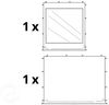 3x4,5 m Faltpavillon, PREMIUM Stahl 40mm, Seitenteile mit Panoramafenstern, dunkelgrün Bild 3