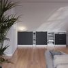 Küchenschrank für Dachschrägen R-Line Anthrazit-Gold/Weiß 120 cm 2er Set Vicco Bild 4