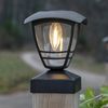 LED-Solar-Pfosten/Wegleuchte "Felix", ca. 14x19cm, schwarz Bild 2