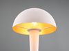 LED Tischleuchte CANARIA aus Metall mit Touchfunktion Weiß Gold, Höhe 26cm Bild 5