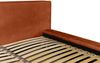 Polsterbett Doppelbett OMAHA 140x200cm Komplettset in Stoff Macau Ziegelrot Bild 5