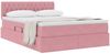 vidaXL Aufbewahrungsbett mit Matratze Rosa 140 x 200 cm Samt 3370826 Bild 3