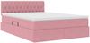 vidaXL Aufbewahrungsbett mit Matratze Rosa 140 x 200 cm Samt 3370826 Bild 5