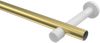 Gardinenstangen-Set Prestige Savio 100 cm, 1-läufig (ohne Ringe), 20 mm Ø Messing-Optik Bild 3