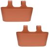 Engelland Blumenkasten Blumentopf zum Hängen (Vorteils-Set, 2 St, Fassungsvermögen je Topf 5,5 Liter), UV-Beständig, Frostbeständig, Wasserauffangschalen Bild 2