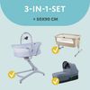 Totsy Baby Spannbettlaken Spannbettlaken Kinderwagen Set 83x50 cm Sterne Bild 2