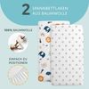 Totsy Baby Spannbettlaken Spannbettlaken Kinderwagen Set 83x50 cm Sterne Bild 3