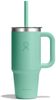 Hydro Flask Thermobecher 24 OZ Travel Tumbler Clear Lid, 710 ml, 1-tlg, Edelstahl, Kompatibel mit Eindrückzubehör der Größe Medium Bild 2