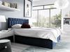Boxspringbett 'Paremo M24', blau, 160x200 cm Bild 2