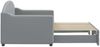 vidaXL Tagesbett Ausziehbar Hellgrau 80x200 cm Stoff 3197525 Bild 4