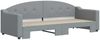 vidaXL Tagesbett Ausziehbar Hellgrau 80x200 cm Stoff 3197525 Bild 3