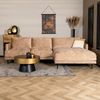 Bronx71 Ecksofa Denver Samt taupe rechts Bild 2