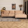 Bronx71 Ecksofa Denver Samt taupe rechts Bild 4
