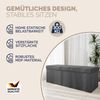 CASARIA® Sitzbank mit Stauraum Cord inkl. Boxen L Anthrazit Bild 3