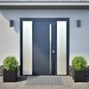 vidaXL Pflanzkübel 2 Stk. Schwarz 40x40x40 cm Stahl 851200 Bild 3