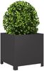 vidaXL Pflanzkübel 2 Stk. Schwarz 40x40x40 cm Stahl 851200 Bild 4