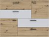 Kommode SKIVE Optik: Artisan Eiche / Secret Grey 2-trg. 4 Schubladen Bild 3