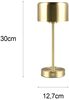 Reality Leuchten 'Jeff' LED Akku Tischleuchte inkl. 1.5 Watt LED, 4 fach Touch, Metall messing matt, Ø 10 x H 30 cm Bild 5