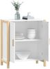 vidaXL Sideboard Weiß 62 x 38 x 70 cm Holzwerkstoff [345669] Bild 4