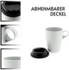 Bio Kaffeebecher To Go 400ml BPA-frei Spülmaschinenfest Coffee Cup Mehrweg Grau Bild 2