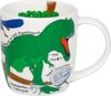 KÖNITZ 1172673025 Kid's Wissen Dinos 230 ml aus Porzellan / Kinderbecher Bild 1