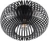 LED Deckenleuchte Gitter Lampenschirm Metall in Schwarz, Ø 30cm Bild 2