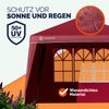 CASARIA® Set 3x3m Pavillon und 2x Seitenteil rot Bild 5